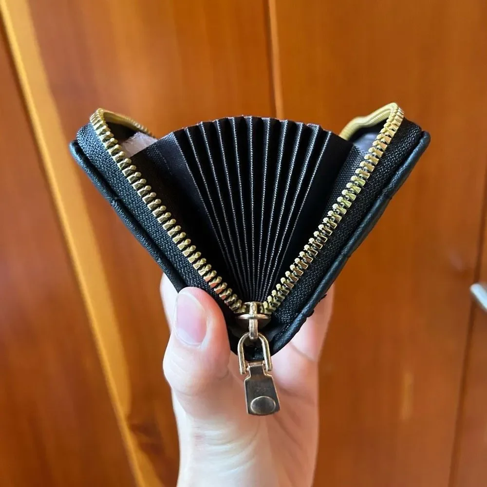 Credit Card Wallet, Zipper Card Cases Holder for Women
